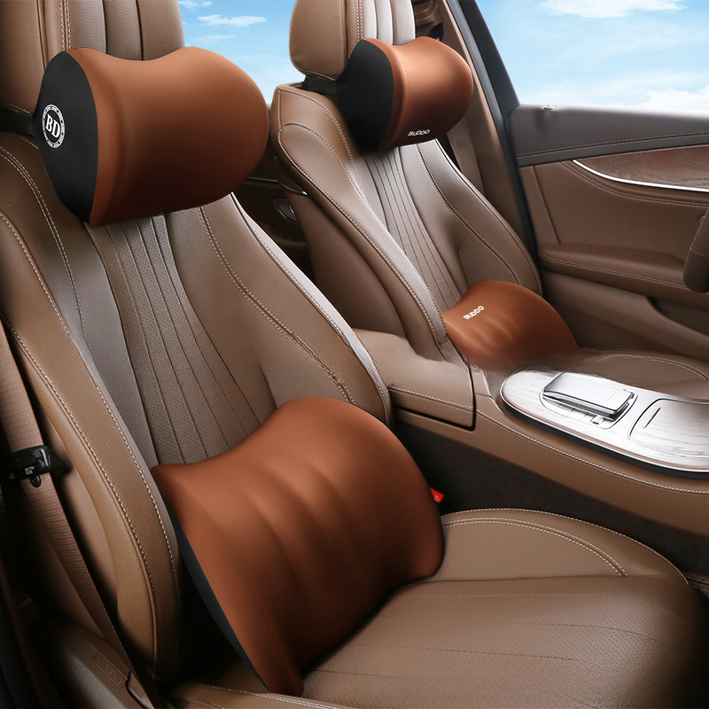 Car Headrest Lumbar suit Car Universal Lumbar Support Memory Foam Pillow Seat Neck Pillow Lumbar Support