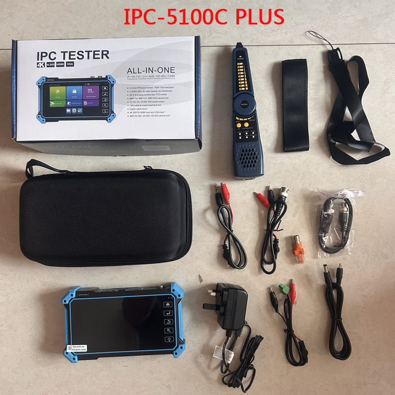 Netcom IPC-5100/5200Plus Monitoring Engineering Treasure Network Analog Coaxial Tester HDMI/VGA