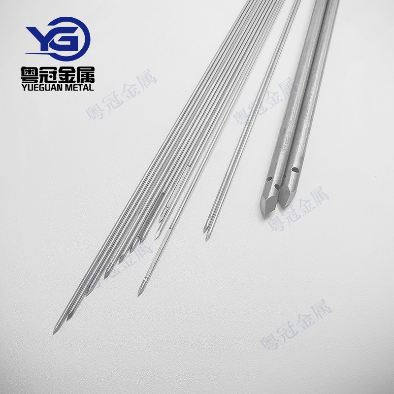 Капиллярная трубка из нержавеющей стали 316L304, трубка медицинского назначения, треугольная игла, различные типы прокалывающих игл, индивидуальная обработка по чертежам