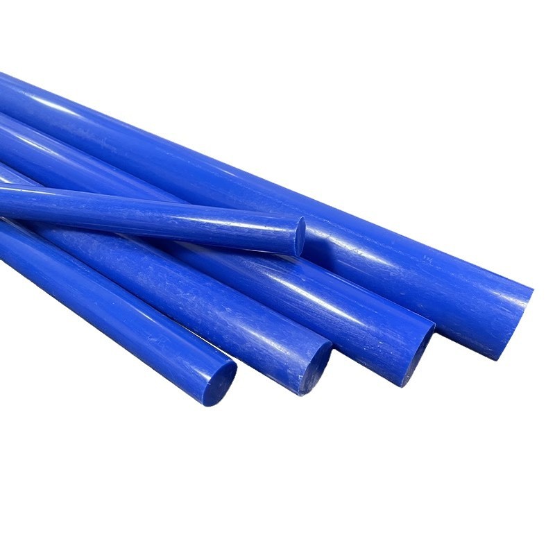 Blue POM bar race steel bar anti-static POM bar color bar polyoxymethylene large diameter round bar plastic steel bar manufacturers
