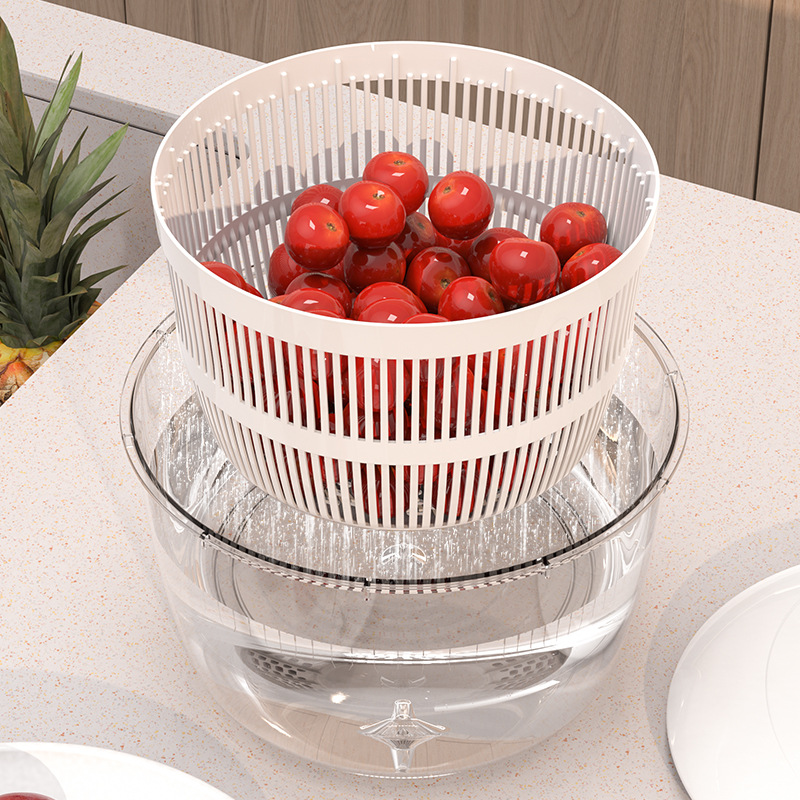 Household Dehydrator Salad Fruit and Vegetable Dryer Vegetable and Fruit Quick Cleaning Drain Dryer Barbecue Oil Dispel