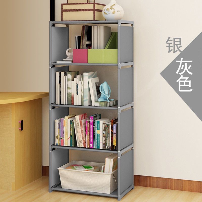 Xiyin Temu Cross-Border Dust-Proof Wardrobe Home Bedroom Bookcase Storage Cabinet Combination Storage Cabinet Storage Bookshelf