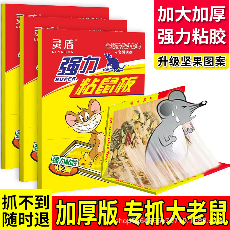 Super Strong Adhesive A3 Mouse Glue Board, Rodent Insecticide Trap, Nut Pattern Sticker, Factory Price Wholesale, Dropshipping Available