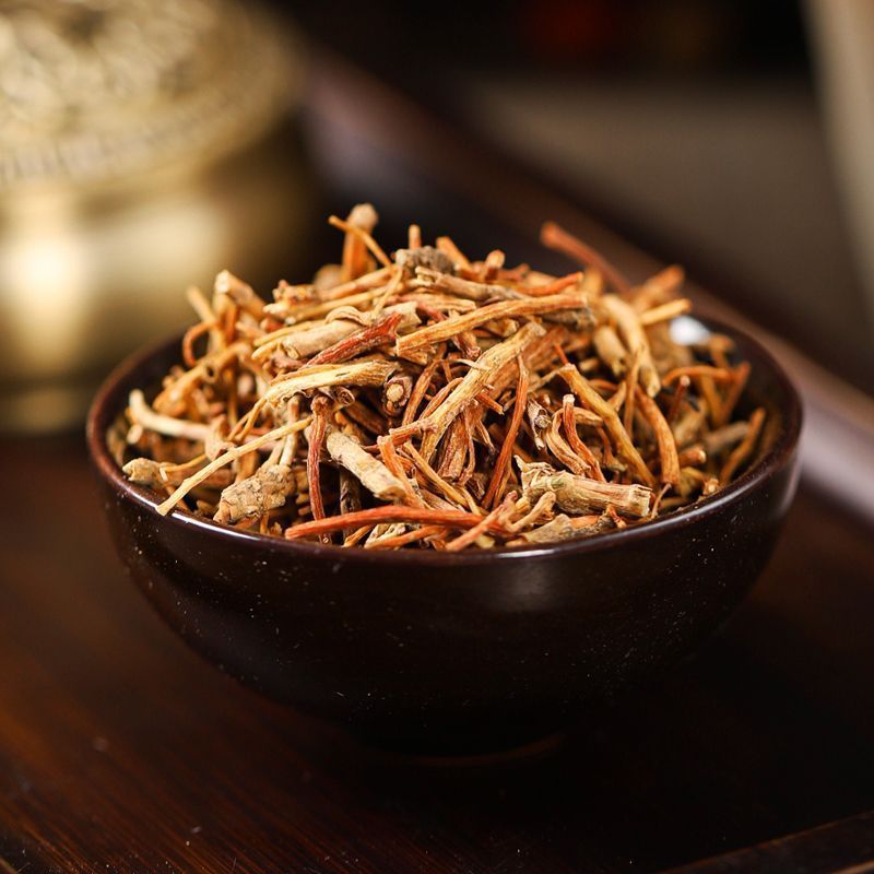 The Role of Huangbai, Gentian, Atractylodes, Chinese Herbal Medicine, Huangzhu and Atractylodes, Ten Yellow and White Combination Tea, Genuine Soaked in Water