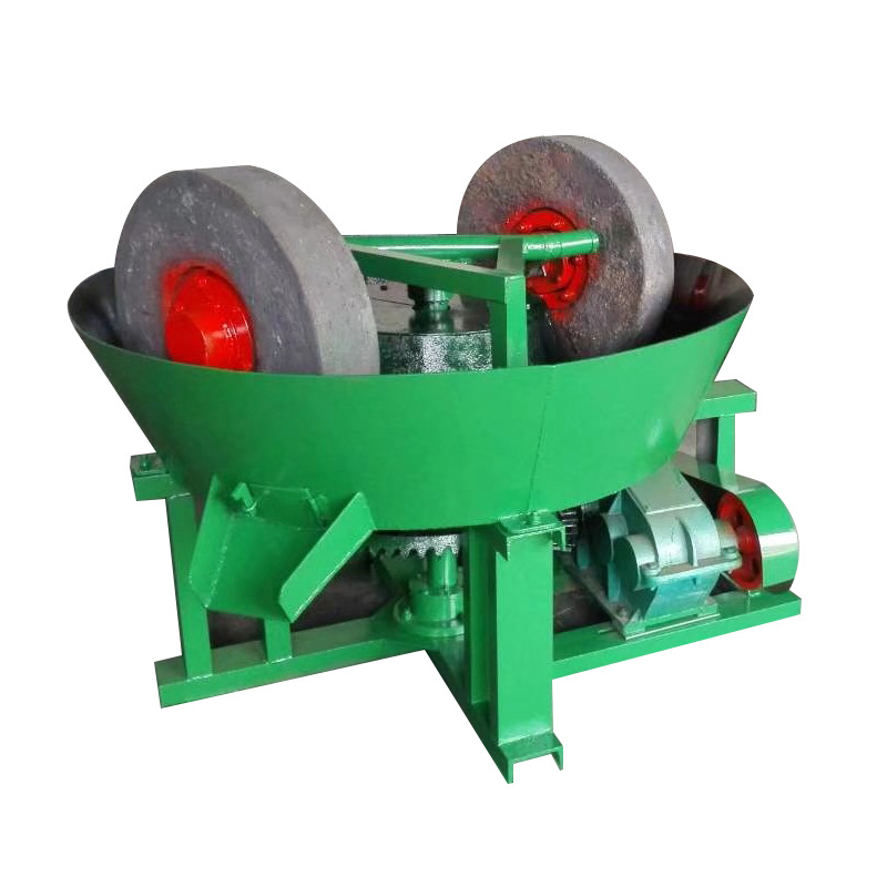 Double Wheel 3 Wheel Three Roller Gold Rolling Machine Mining Equipment Quartz Sand Ore Dressing Wet Grinder Ore Grinder Ore Grinder