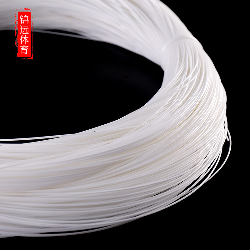 Nylon badminton racket line. Smooth and durable, suitable for junior badminton racket line 1*9.6m