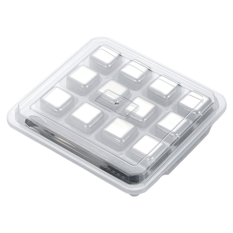 Ice Cubes 304 Stainless Steel Food Grade Whiskey Ice Cubes Quick-Frozen Ice Stones Ice Balls Red Wine Factory Direct Sales Chilled