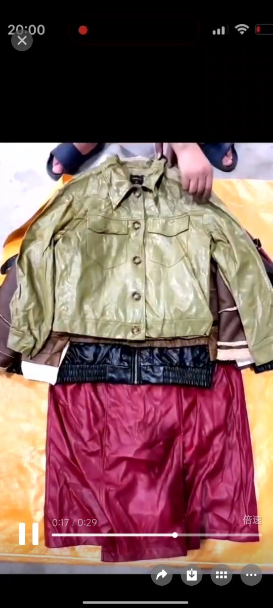 Second-Hand Clothes Old Export to Africa and Southeast Asia Live Supply Selection American Versatile Thin Lapel Jacket