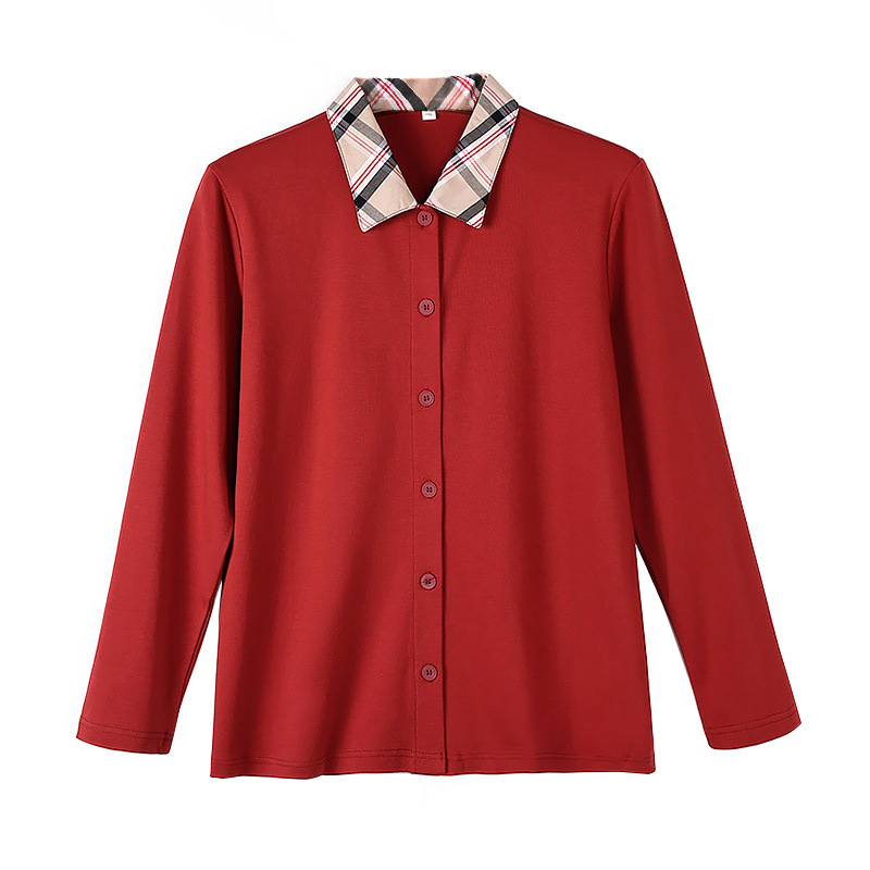 Women's Cardigan Autumn Coat, Pure Cotton, Elderly Autumn and Winter Thermal Wear, Cotton Base Layer, Grandma's Top, All-Cotton, New Autumn and Winter Style