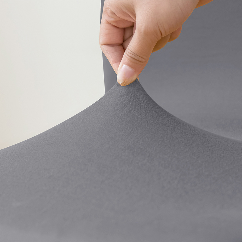 Cross-Border Milk Silk Fabric Elastic Home Hotel Club Swivel Bar Chair Cover Barstoolcover