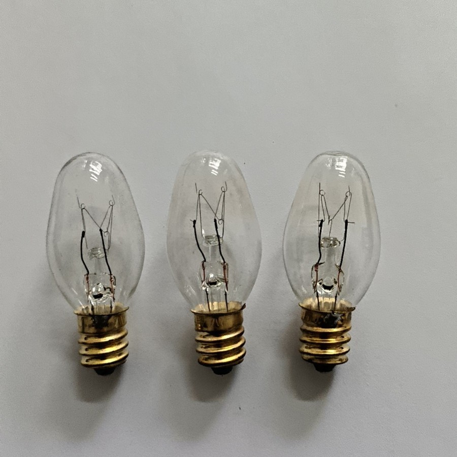Factory Direct Sales Wholesale C7 Night Light Edison Light Bulb E12 Copper 120V7W Special Light for Halloween Light Strings