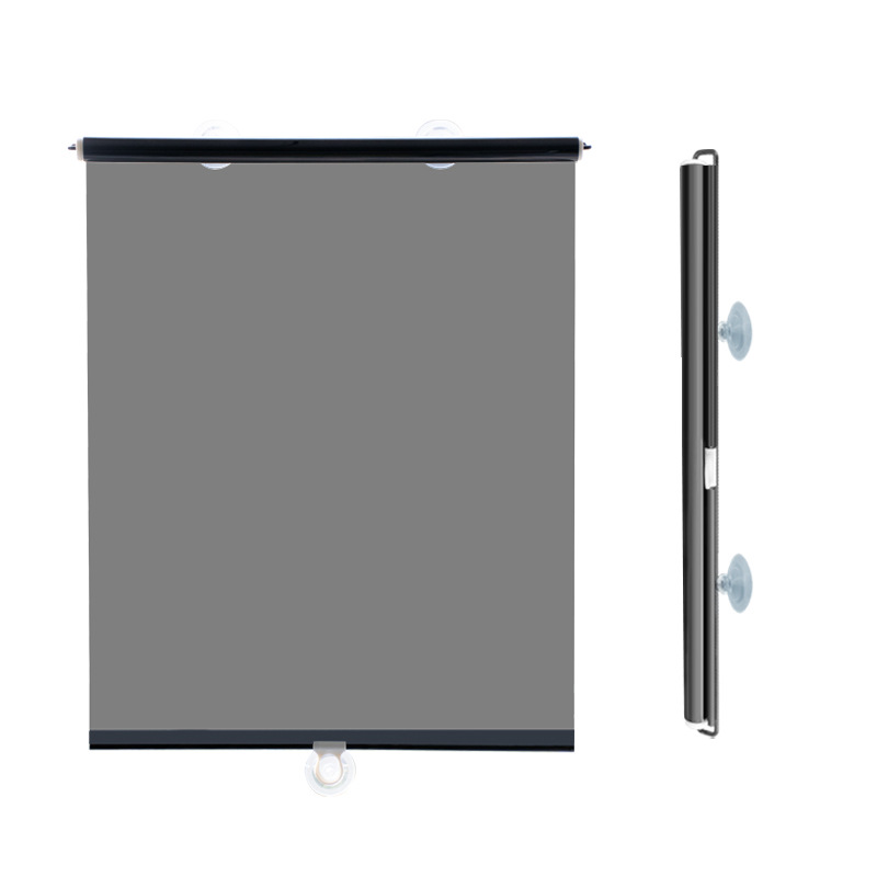 Large Truck Front Glass Retractable Sunshade Solar Film High-Definition Transparent Insulated Suction Cup Bus Sunshade Film