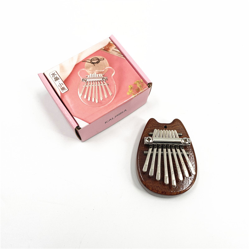 Mini 8-Tone Kalimba Finger Piano Portable Mini Kalimba Wholesale Cute Eight-Tone Thumb Piano