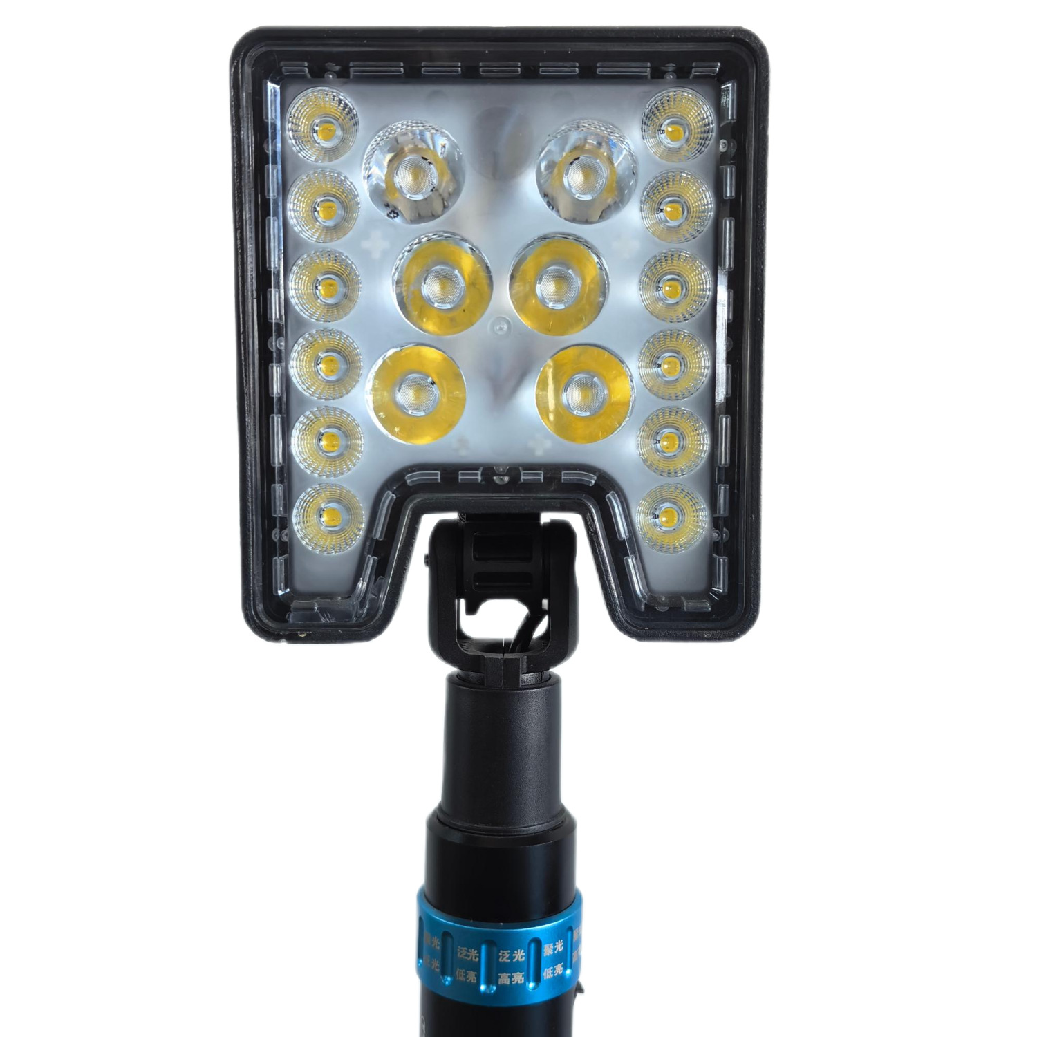 Led Lightweight Mobile Work Light Lifting Emergency Lighting Power Repair Red Yellow Warning Light