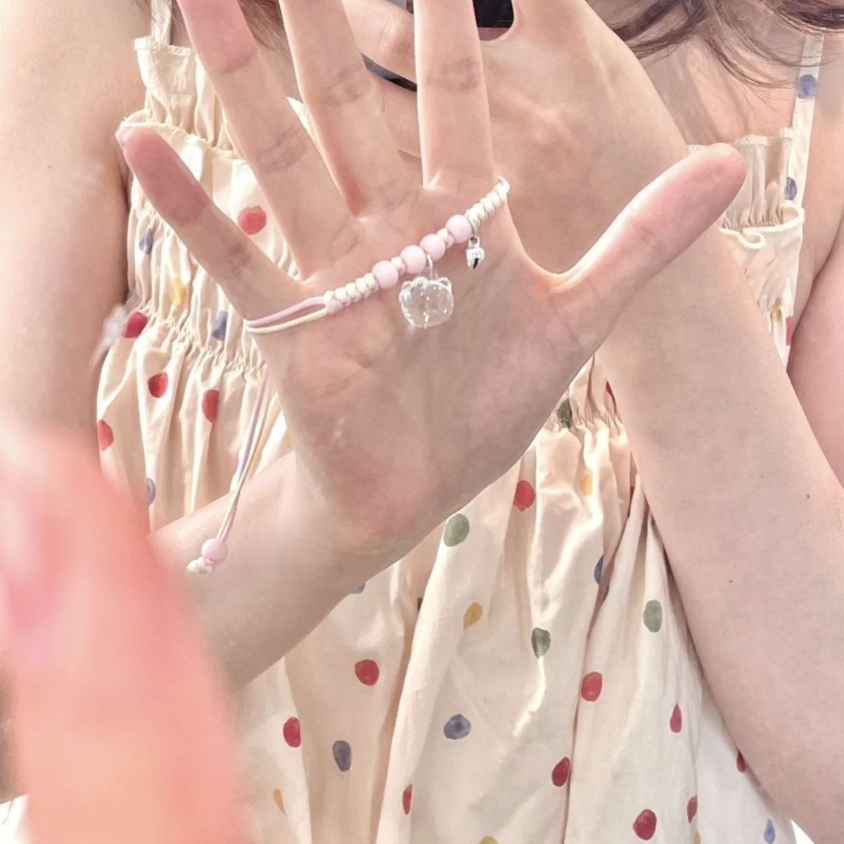 Cartoon Hello Kitty Braided Bracelet for Women, High-End, Sweet Girly Style, Pink Hand-Woven Bracelet, Bestie Gift