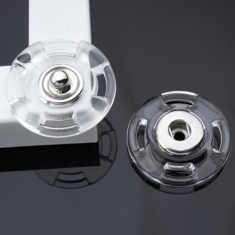 High-End Hidden Button Coat for Baby Girls, Inner Button, Invisible Snap Button, Versatile Transparent Button