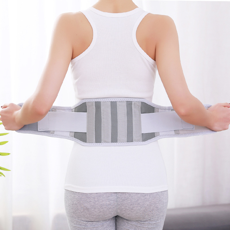 Waist Support Belt for Lumbar Disc Strain, Lumbar Vertebrae and Lumbar Muscle Protrusion Pain, Men's and Women's Waist Support, Waist Circumference, Steel Plate Heating in Summer and All Seasons