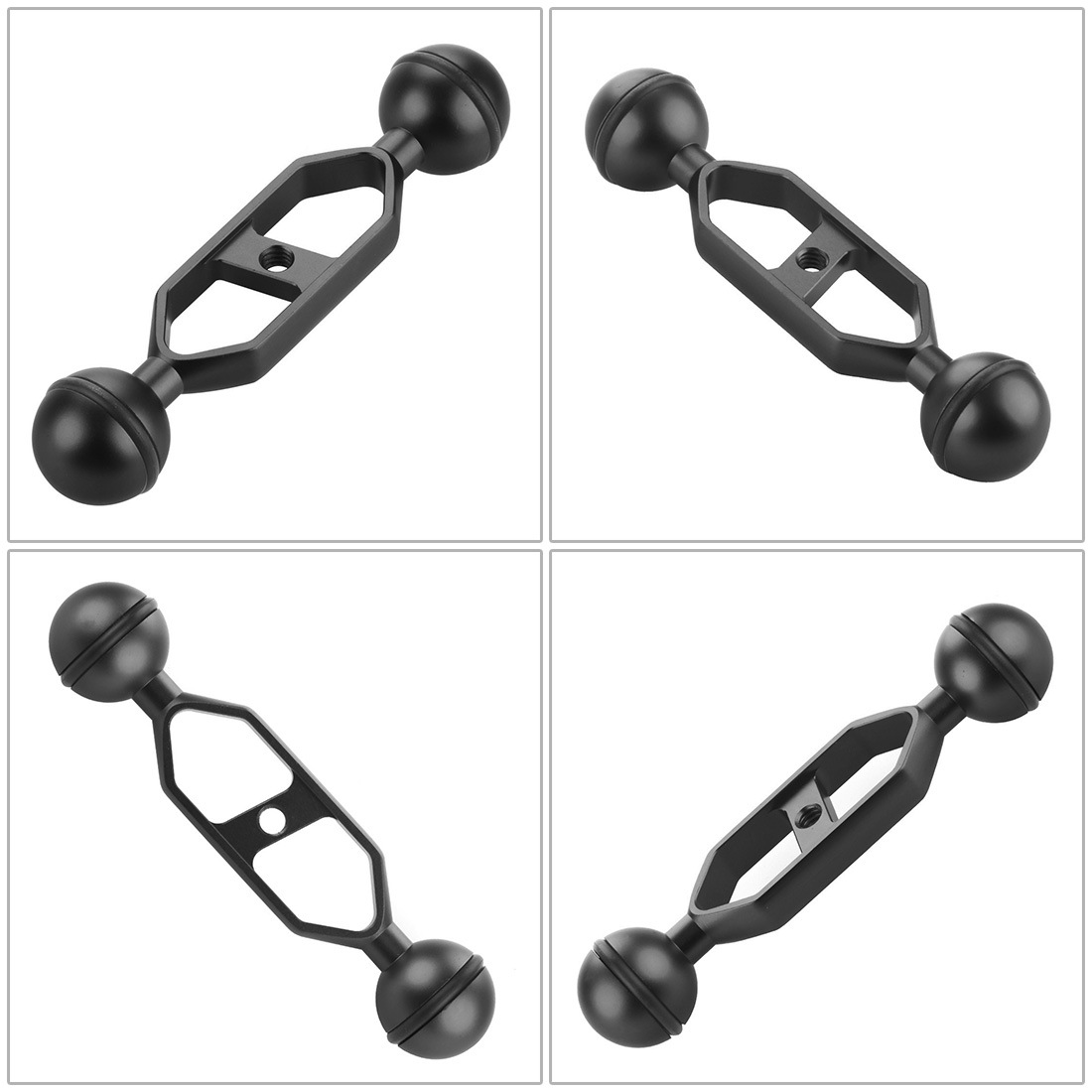 Feichao Diving Photography 5/7/9/ 11inch Fill Light Arm Extension Rod Suitable for Gopro13 Ball Head Clamp Connector