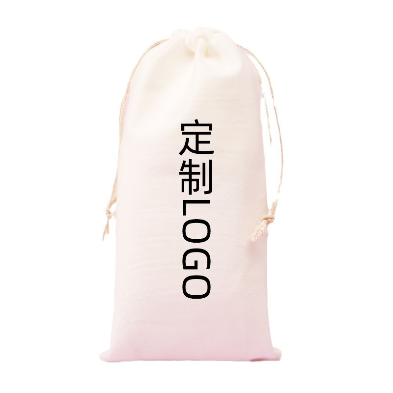 [Double drawstring] dance shoes storage bag drawstring velvet bag gift bag creative shoes logo advertising 13x27