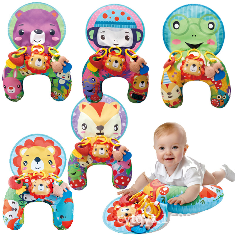 Подушка для живота новорожденного, U-образная подушка, обучение на животе, игрушка для раннего образования
