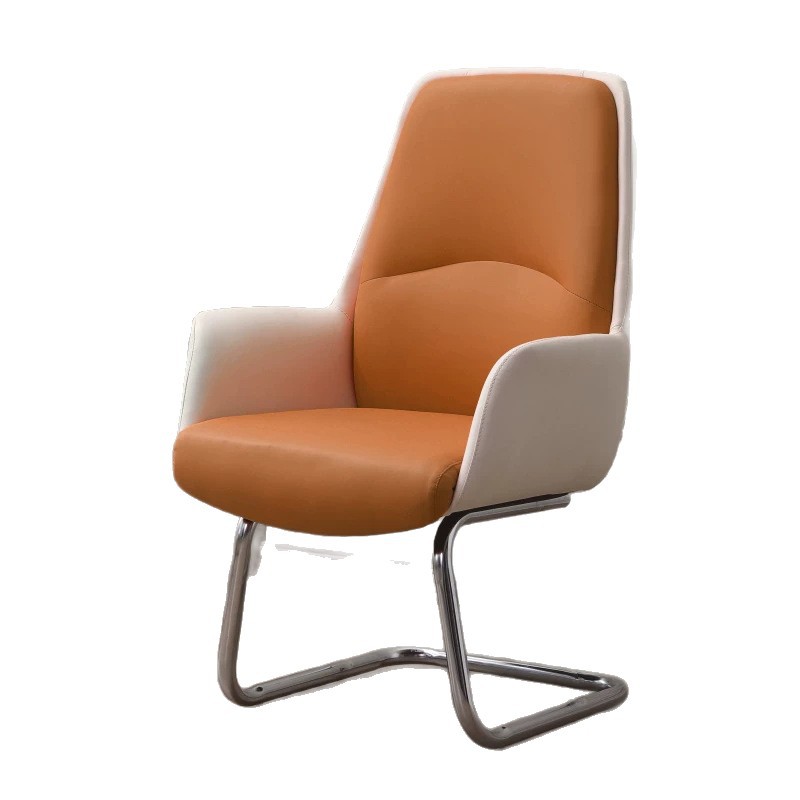 High-End Boss Conference Office Chair, Comfortable for Long Periods of Sitting, Home Computer Chair, Reception Chair, Conference Room Negotiation Bow Chair