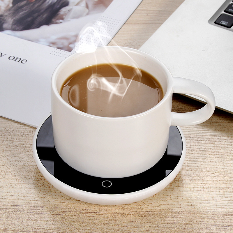 Coffee Heating Coaster Insulation Base Office Warm Water Coaster Warm Cup Hand Warmer Two-Level Adjustable Temperature