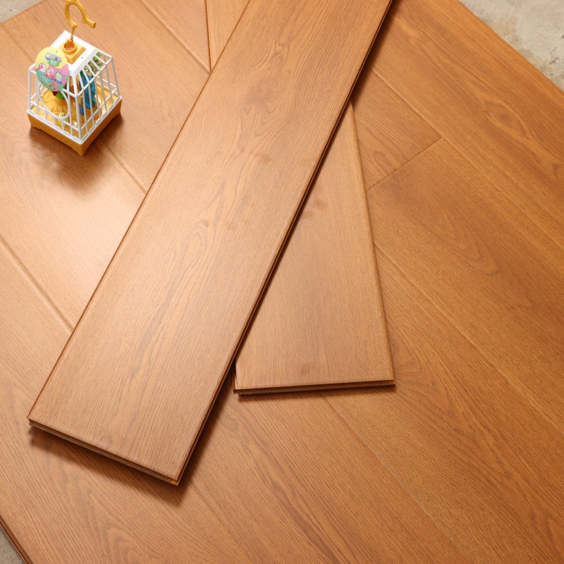 Laminate wood flooring 12mm thick moisture-proof engineering tooling lock floor rental room shop diamond board factory