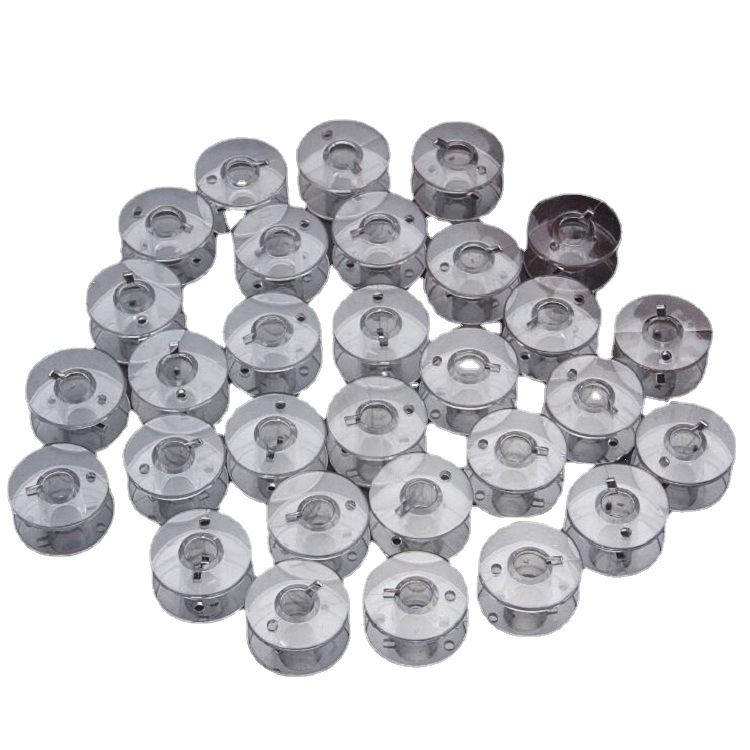 High quality 2518p universal multifunctional bobbin sewing machine bobbin side flat household transparent plastic bobbin