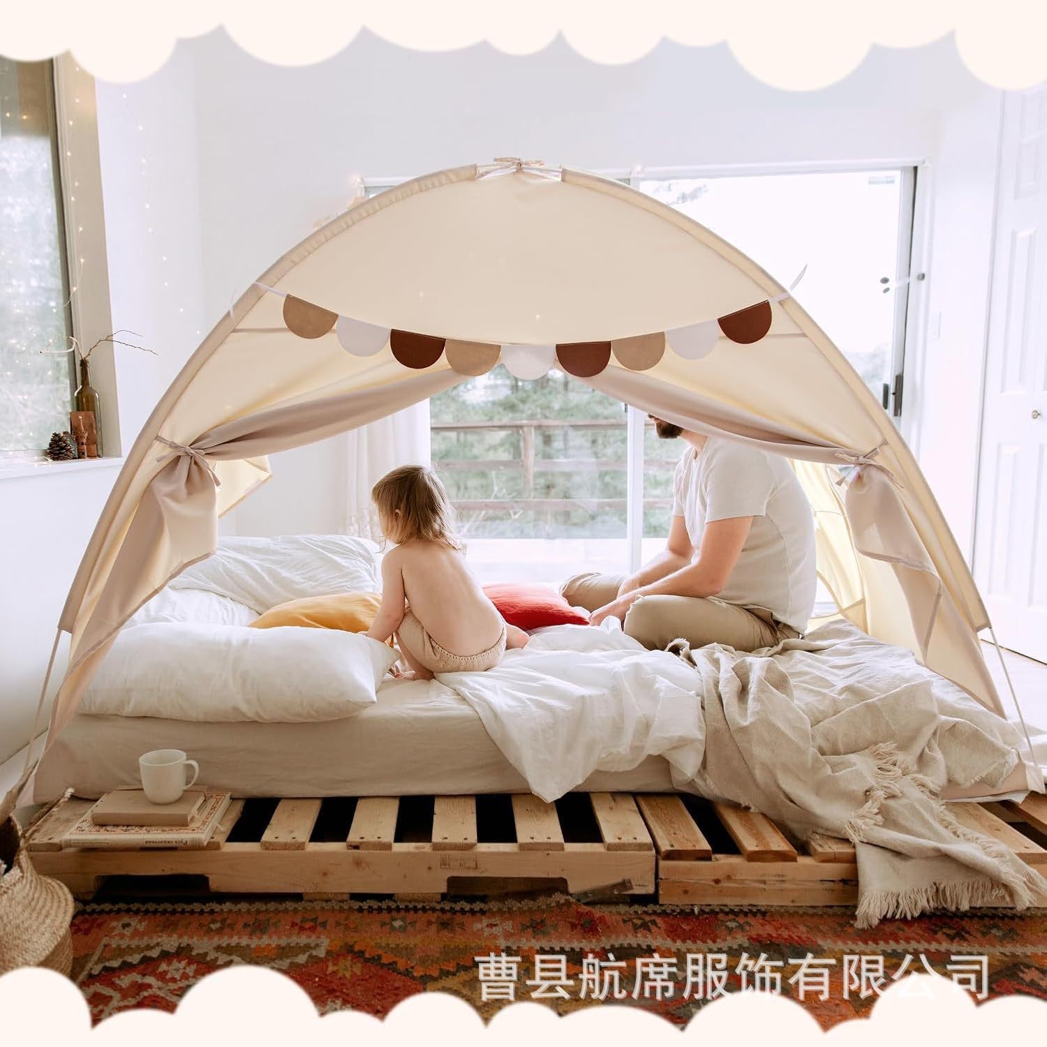 Cross-Border New Children's Tent Indoor Girl Castle Toy House Princess Dream House Game Secret Base