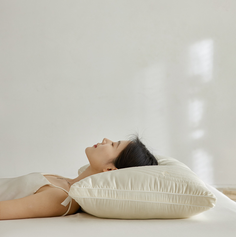 Export to Japan! Five-star hotel cotton net silk pillow pillow cotton self-use good product pillow core neck protection