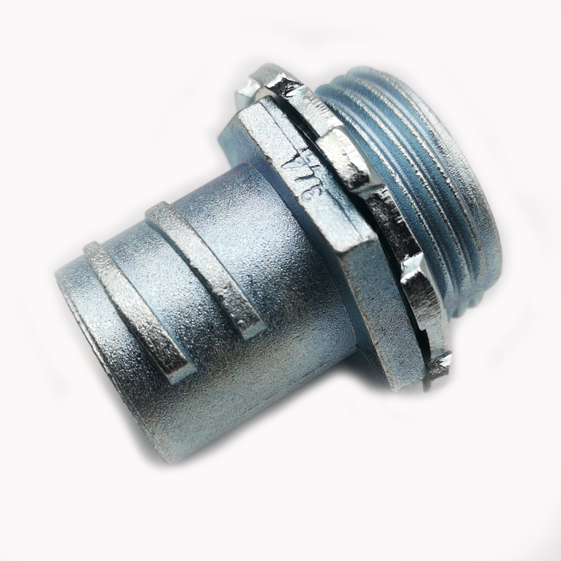 Zinc Alloy Hose Fittings Zinc Flexible Metal Conduit Screw-in Connector