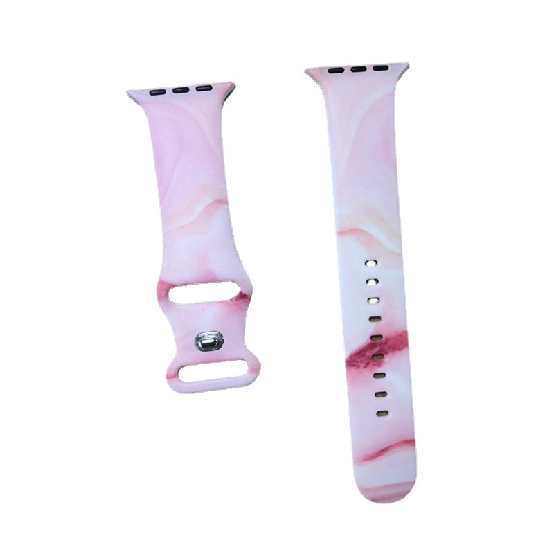 applewatch Strap Apple Watch Strap Trendy Brand Printed Strap iwatch Strap Silicone