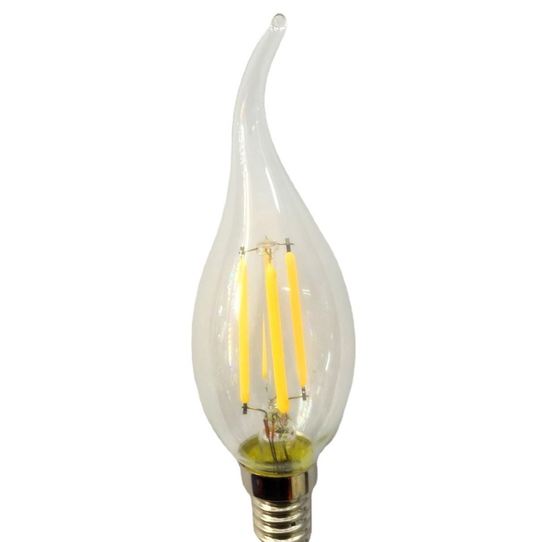 LED filament bulb imitation tungsten bulb Edison sharp bubble pull tail Bubble 360 degree light 2W4W6W E14 E27