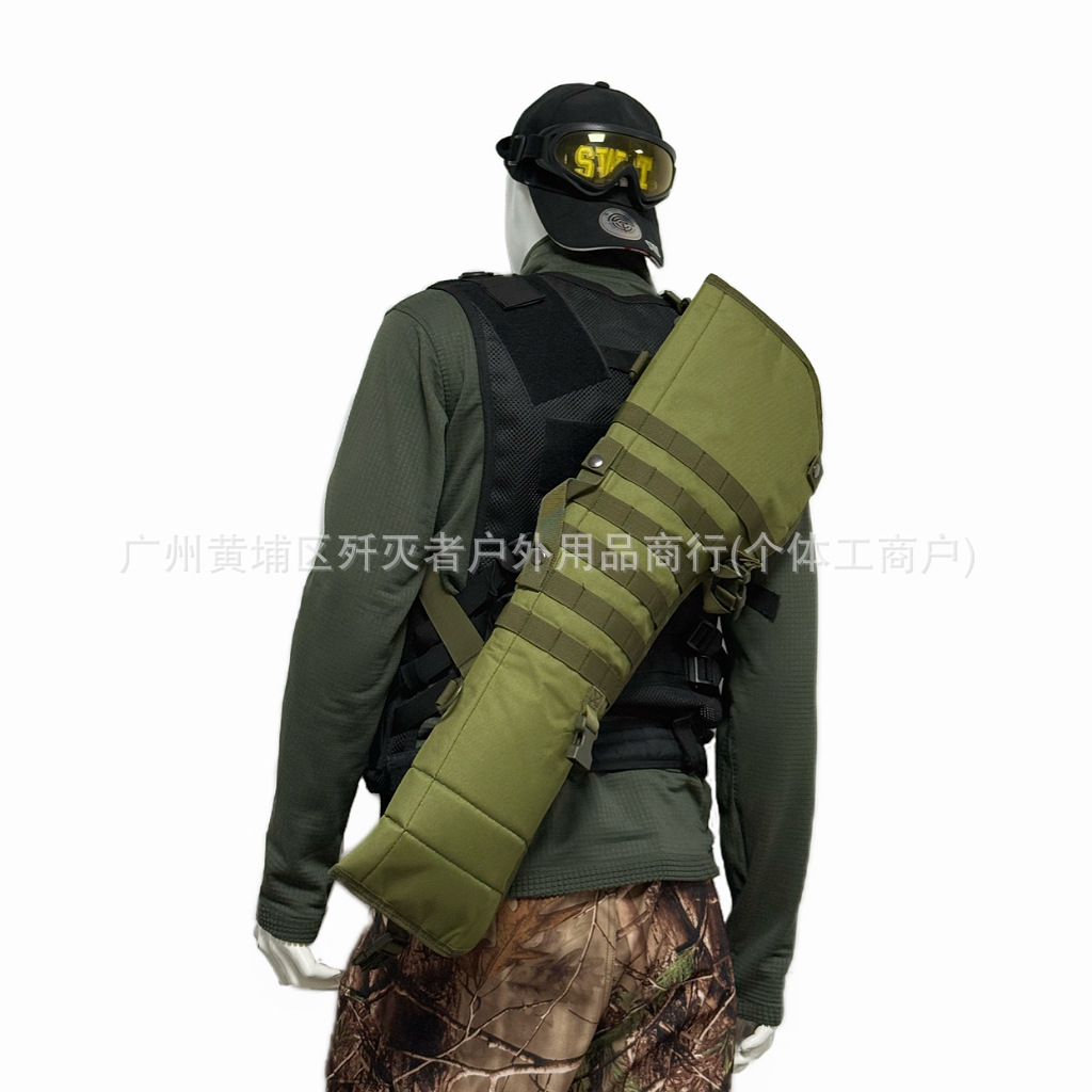 Cross-Border Popular Tactical Shoulder Hunting Knife Bag Outdoor Multi-Functional Satchel Gun Hunting Gun Butt Bag Shotgun Bag