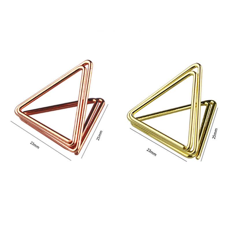 Desktop Storage Triangular Business Card Holder Metal Message Holder Hotel Menu Holder Wedding Table Number Holder Creative Storage