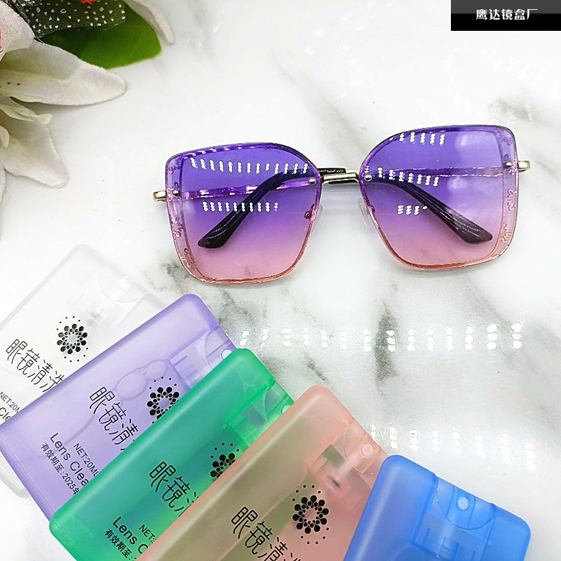 Lens spray cleaning agent 20ml card glasses care solution factory screen care solution glasses cleaner
