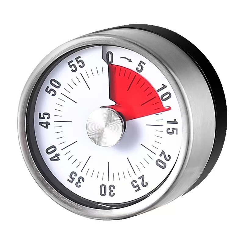 Household stainless steel kitchen machinery timer baking alarm clock timer student time manager reminder tool