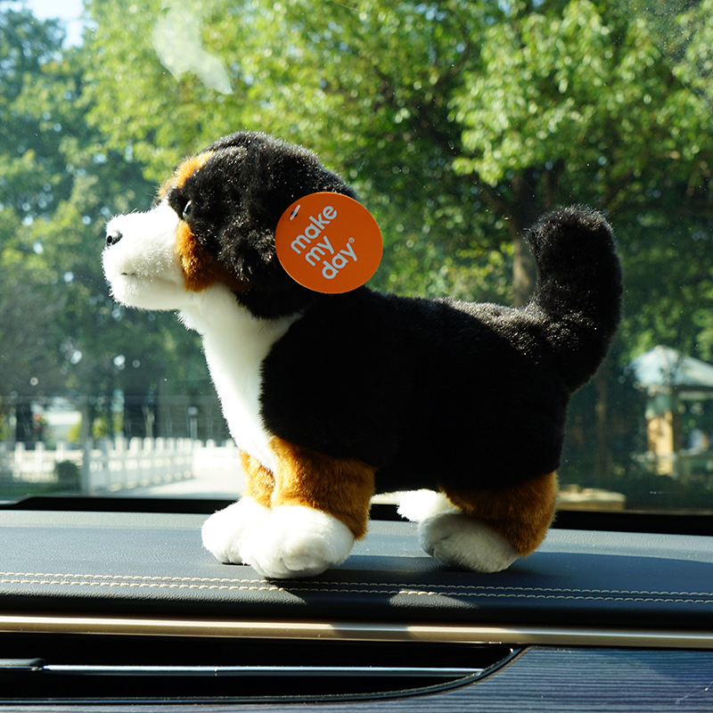 Simulation Dog Plush Toy Cute Burne Hill Australian Dog Doll Children's Soothing Doll Durbin Doll