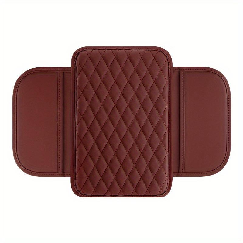 New car armrest box cushion leather quilted embroidered universal car cross-border explosion carrying paper towel central armrest box protective cover