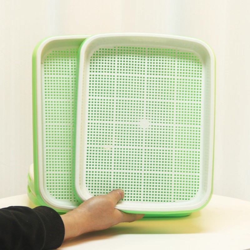 Seedling Tray Germination Pot Magic Bean Sprout Seedling Pot Sprout Vegetable Wheat Seed Hydroponic Vegetable Germination Box Pea Seedling