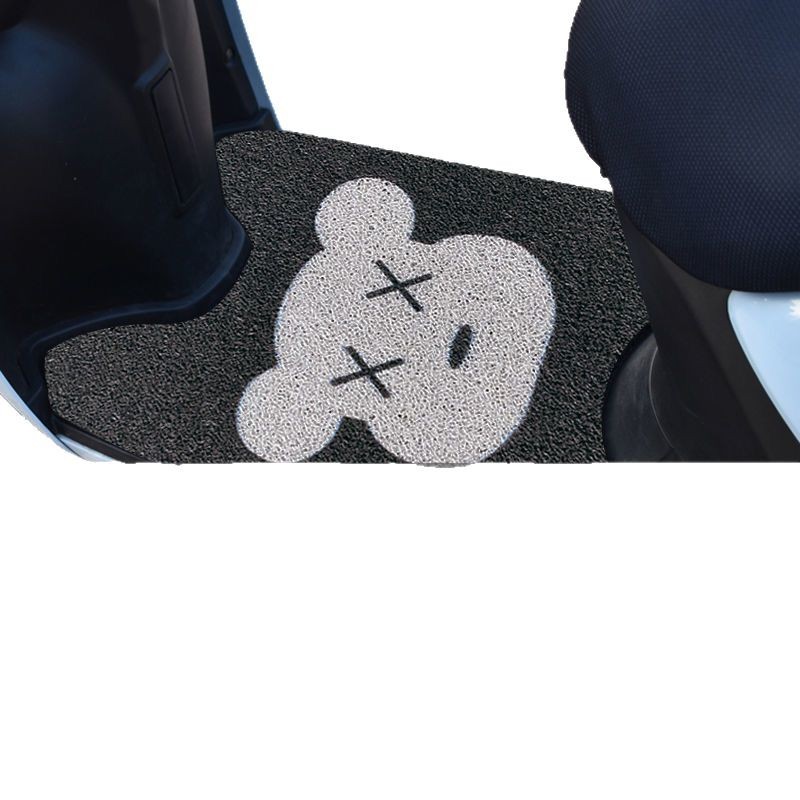 Silk ring waterproof universal new electric car foot mat Emmayadi little turtle king motorcycle battery car self-cutting