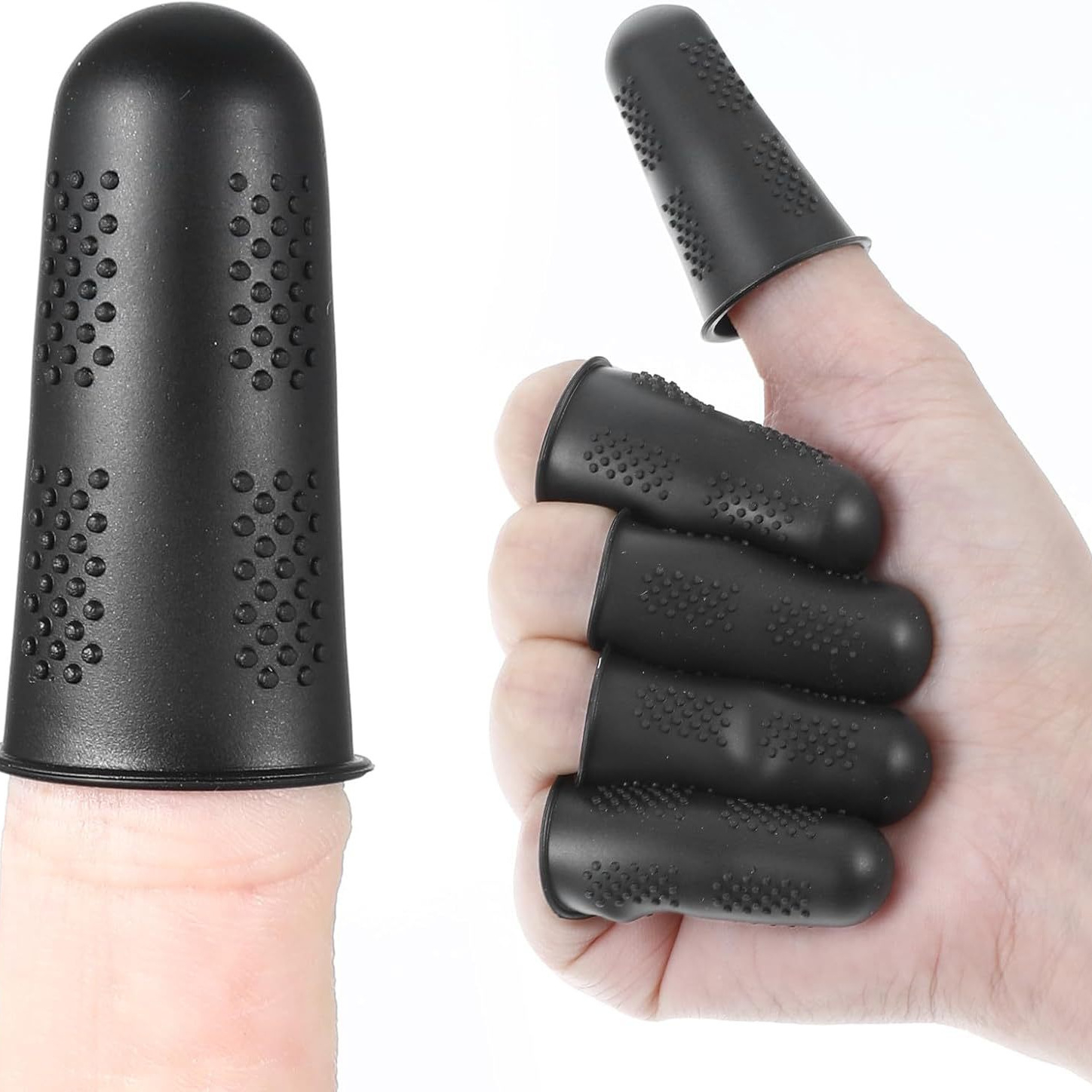 Популярные силиконовые защитные накладки на пальцы, толстые, противоскользящие, термоизоляционные, высокотемпературные, противоожоговые