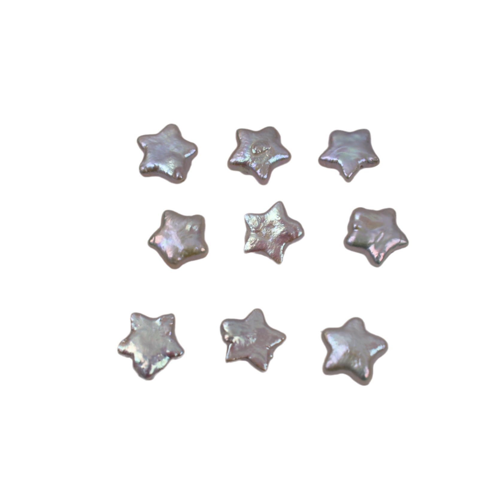 Natural Freshwater Pearl Particle Beads Baroque Shaped Five-pointed Star Naked Beads Through Hole Handmade DIY Jewelry Accessories