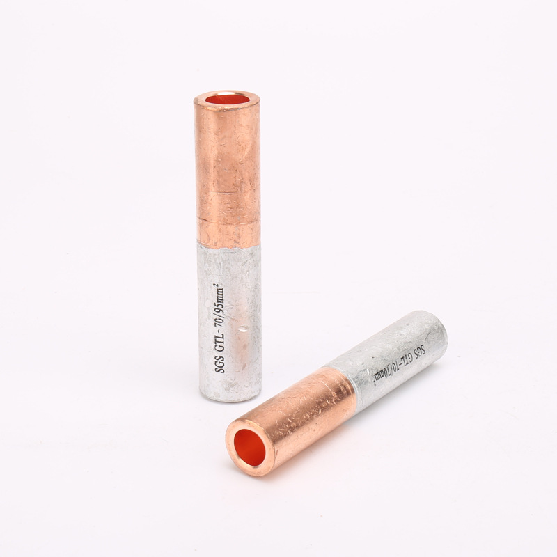 Copper-aluminum transition GTL connecting pipe inlaid copper-aluminum connecting pipe copper-aluminum pipe cable butt copper-aluminum pipe