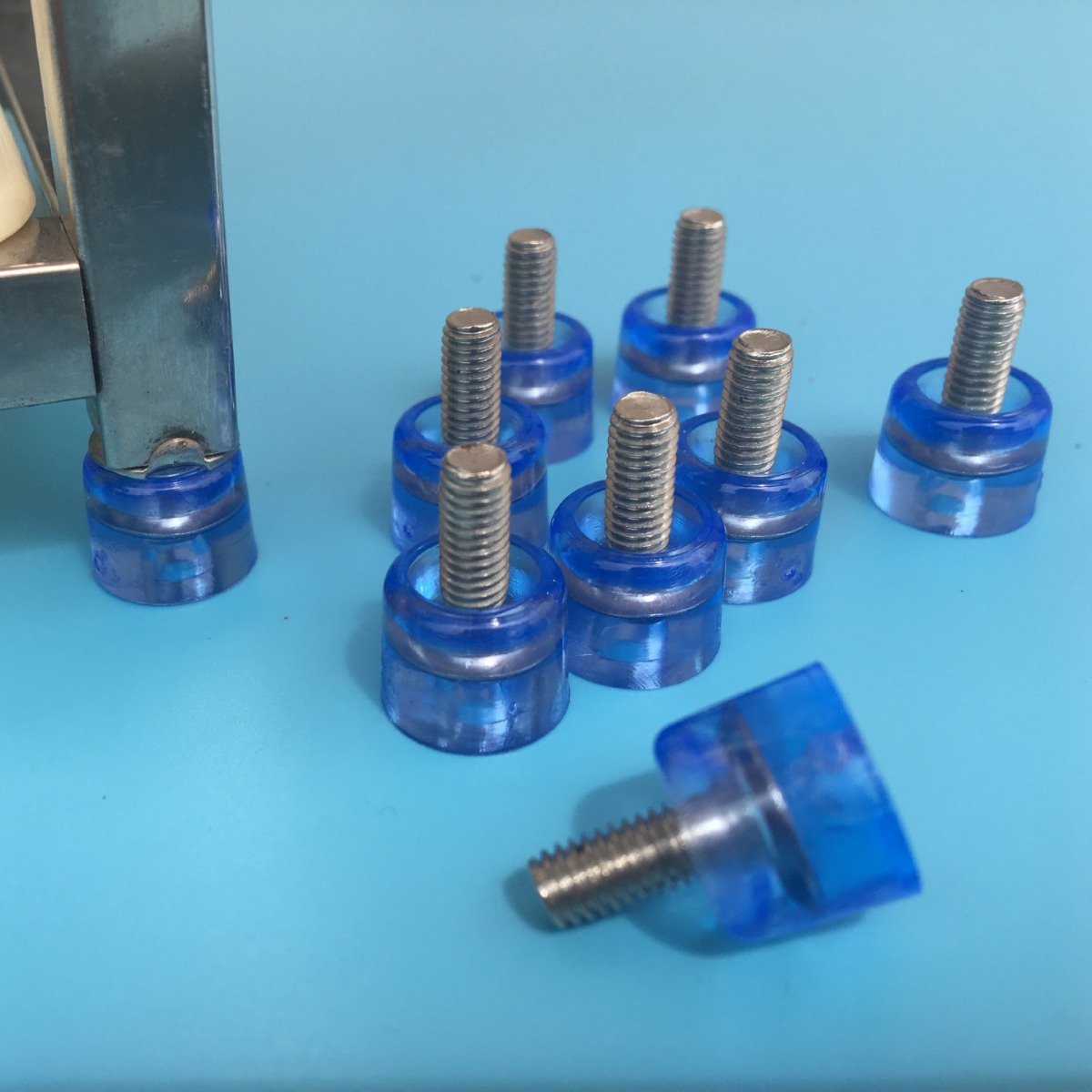 Furniture Plastic Adjustment Feet M5 Plastic Head Screws Pvc Transparent Adjustment Feet Screws Foot Pads Kitchen Supplies Accessories