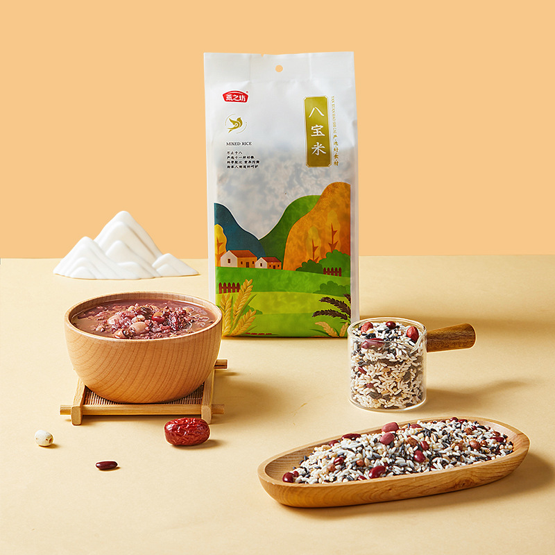 Yanzhifang Babao Rice Wholesale Babao Rice Rice Raw Grain Cereals Mixed Porridge Coarse Grain Group Purchase Babao Porridge 1kg
