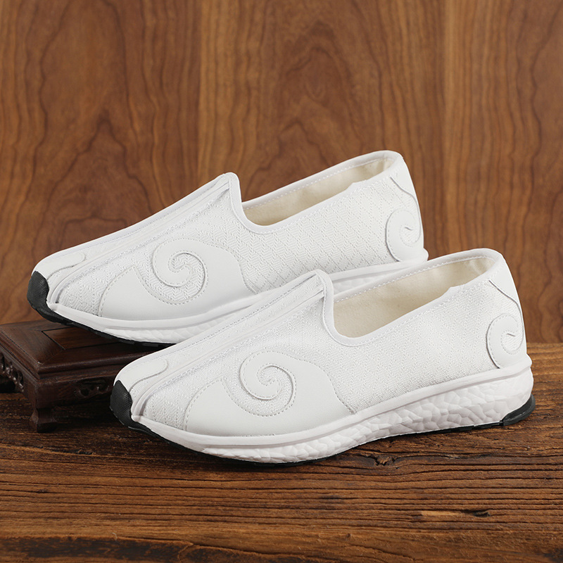 Wudang Mountain Cloud-Pattern Shoes, Taoist Cloth Shoes, Cloud-Toe Taoist Shoes, Martial Arts Soft-Soled Practice Shoes, Ten-Direction Shoes