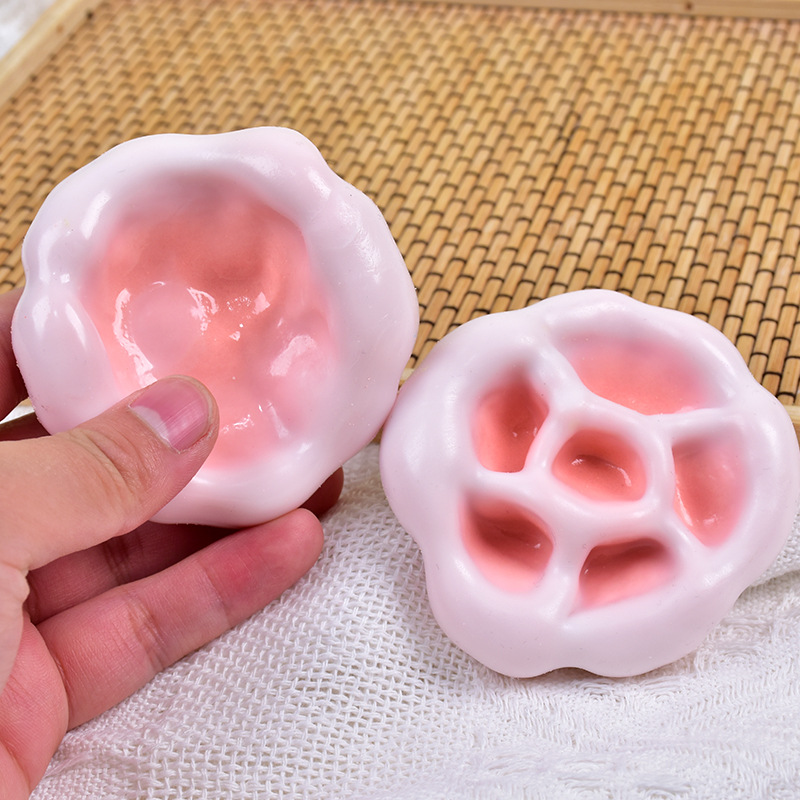 Ice Skin Glutinous Rice Pinch Music Hand-made Ball Dafu Fluid Pinch Decompression Toy Shaping Slow Rebound Toy