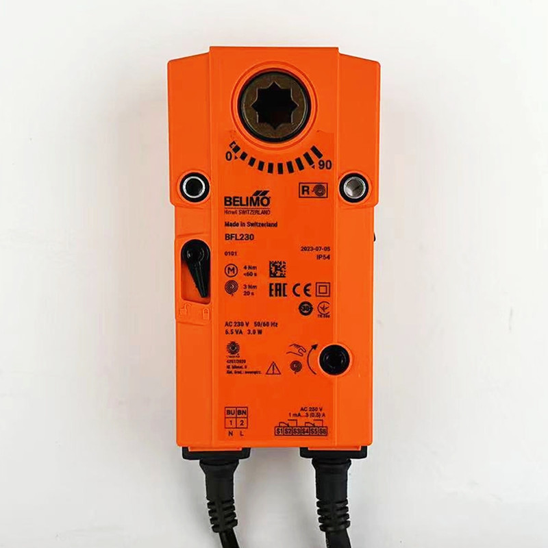 Genuine Belimo Spring Reset Fire Smoke Exhaust Air Valve Actuator Bfn230/ Bfl230