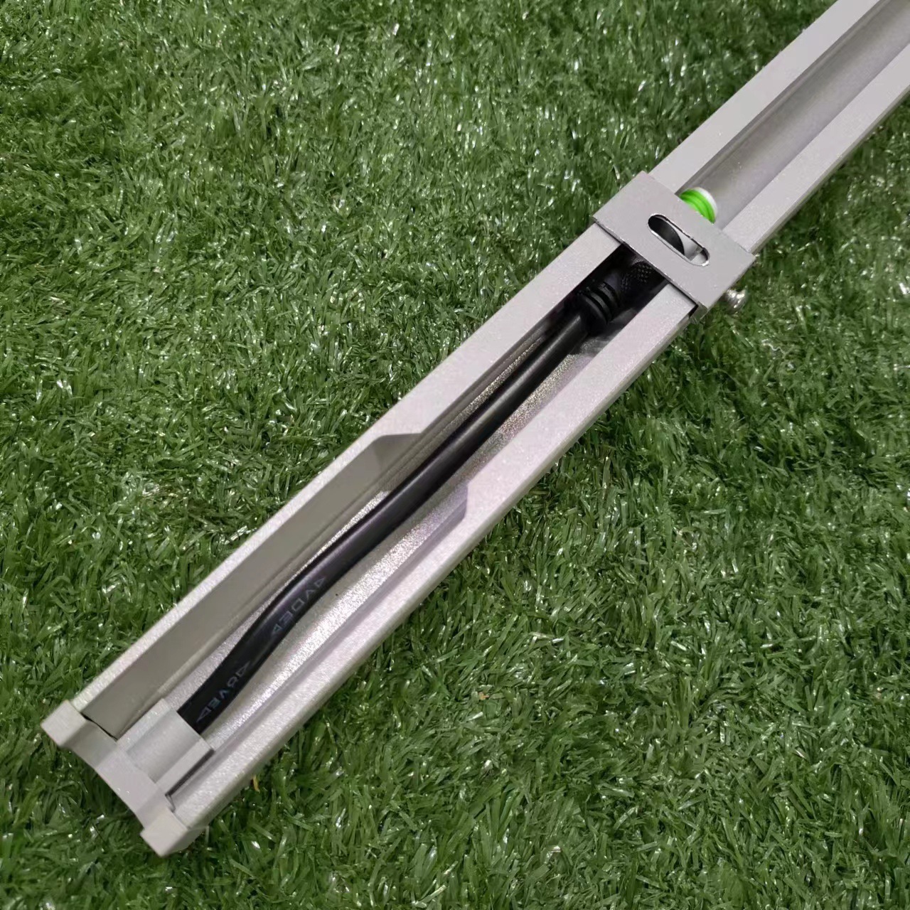 Glass strip light outdoor waterproof outline light 12WRGBW colorful hotel exterior wall lighting light bridge landscape light